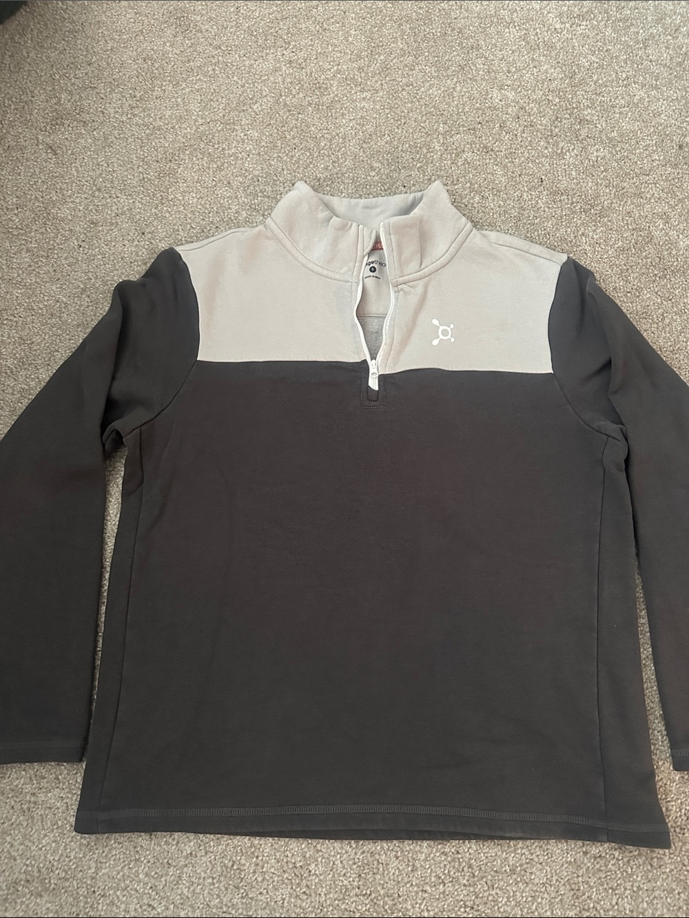 Orangetheory Two-Tone Quarter-Zip Pullover